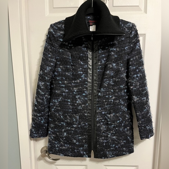 Simon Chang Ladies Coat Size 6 - Picture 3 of 11